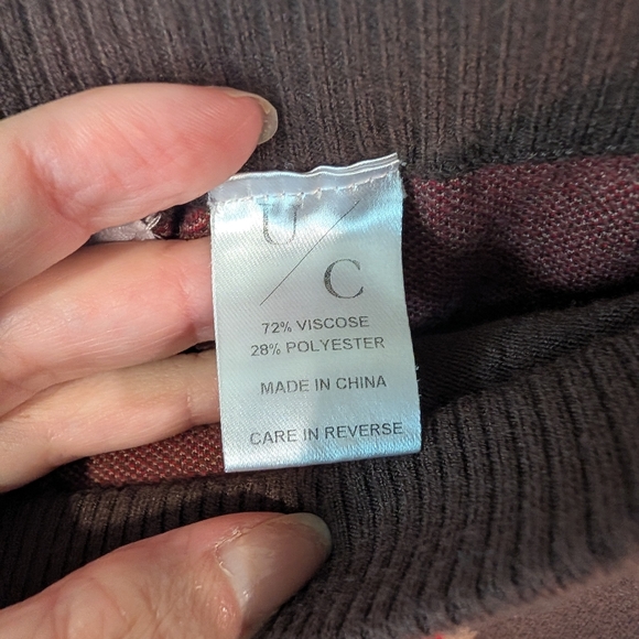 Undra Celeste Tribal Dot Knit Trousers Sz. Lg - Picture 7 of 10